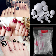 acrylic nails, Shorts, nail tips, toefalsenail