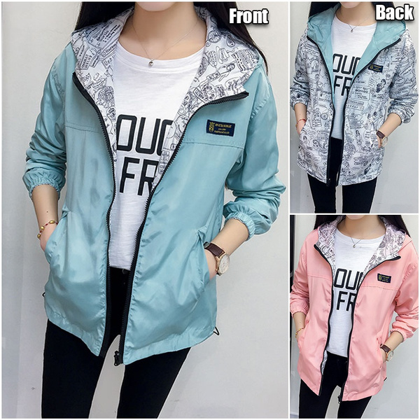 Girl jacket zipper on sale side