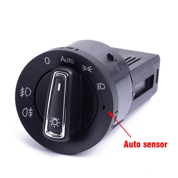 Built-in Auto Light Sensor Headlight Switch Leaving Coming Home For VW Polo  9N 6R Golf 4 Jetta MK4 Passat B5 B5.5