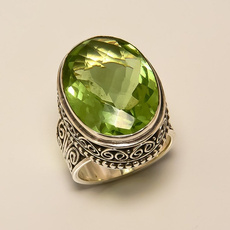 Sterling, quartz, Jewelry, Diamond Ring