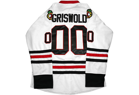 Clark Griswold Jersey,#00 X-Mas Christmas Vacation Movie Hockey Jersey  Stitched Men Ice Hockey Jerseys