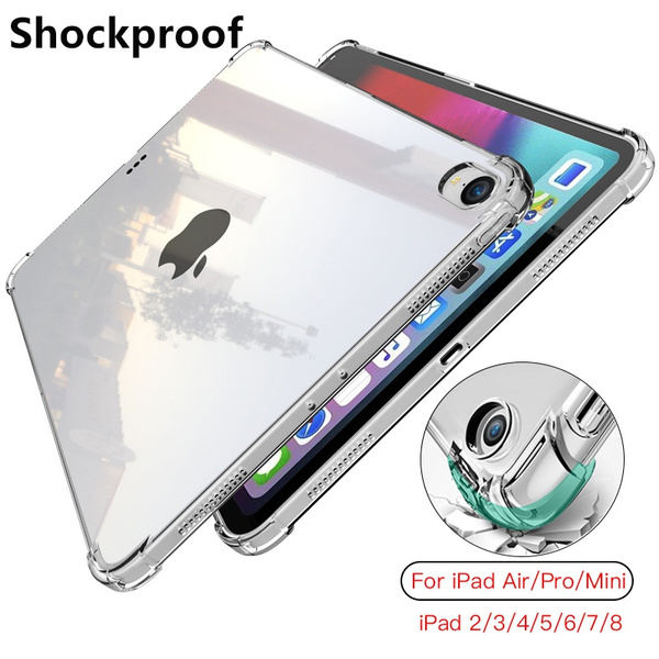 Ipad Pro 12.9 Silicone Case 2021 Shockproof Soft TPU Silicone Ultra Thin Lightweight Protector Tablet