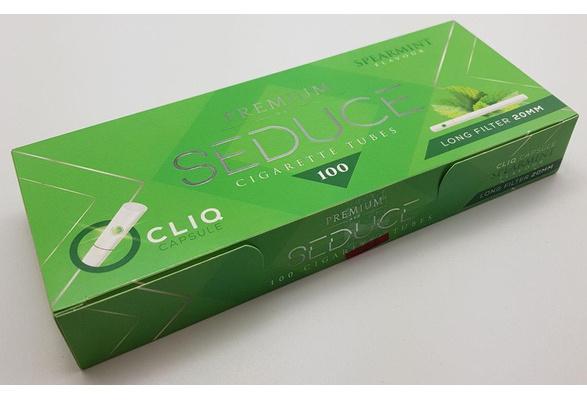 Seduce Spearmint Click Cigarette Tubes (20mm Filter Length) 600 Tubes (6  Packs x 100 Tubes) (6 in 1)