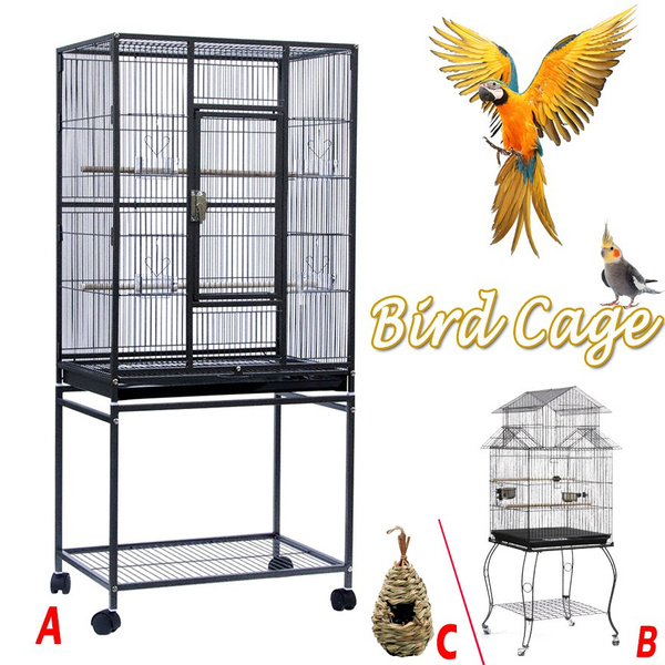Fresh Look at 3 Types Fast Delivery Metal Large Pet Bird Cage Indoor