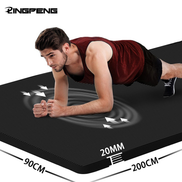 20MM Thick Non slip Fitness Mat High Density Sports Yoga Mat Gym