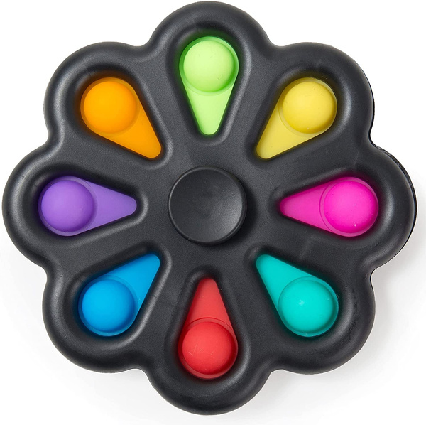 Autism Toy Fidget Spinner Simple Stress Relief It Bubble Sensory for Push Pop 