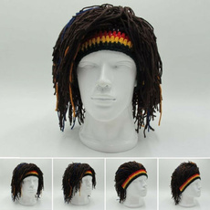 nameunisexidknittedwig, wig, reggae, Fashion