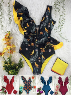 Swim, Fashion, Halter, onepiece