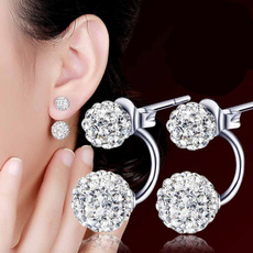 Crystal, DIAMOND, Jewelry, Stud Earring