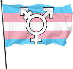 transgenderflag, Polyester, Outdoor, Garden