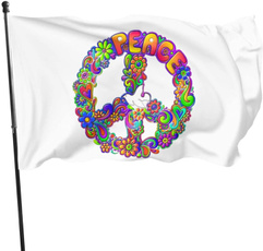 Outdoor, Polyester, lgbtflag, peacesign