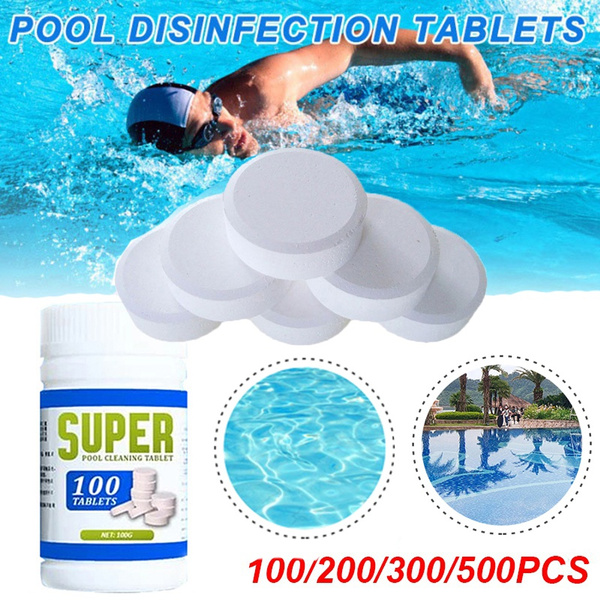 500pcs Chlorine Tablets For Swimming Pool Multifunction Instant Disinfection NEW 
