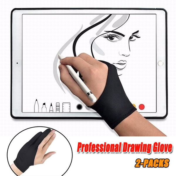 Two Finger Anti-fouling Glove Drawing & Pen Graphic Tablet Pad For Artist LI eBa Two Finger Anti-fouling Glove Drawing & Pen Graphic Tablet Pad For Artist LI eBa