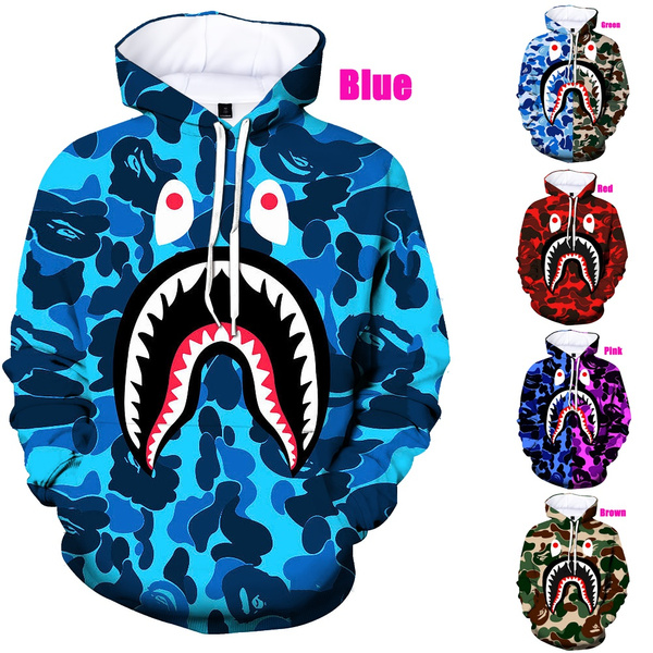 Designer shark hoodie hot sale