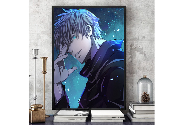  XINYUELONG Anime Jujutsu Gojo Satoru Poster Canvas Wall Art  Painting Posters Decoration Room Decor Unframe 12x18inch(30x45cm): Posters  & Prints