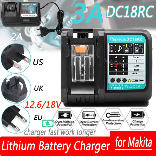 EU Plug 18V Replacement Lithium Battery Charger for Black and