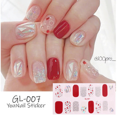 nail decoration, cute, nail decals, Flowers