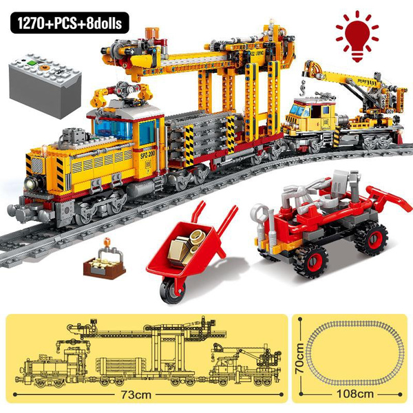 City Electric Train Series Battery Powered Train Railway Track Laying ...