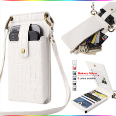 Wish Reseñas de clientes: Bolso bandolera para mujer con espejo de  maquillaje, bolso móvil colgante portátil para mini tarjetero, cartera, bolsos  para mujer