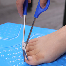 1pc Long Reach Toe Nail Scissor Easy Grip Pedicure Trim Chiropody Clipper Manicure Trimmer for disabled Cutter  20cm(7.87'')