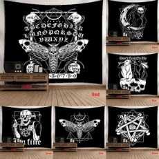 tapestrywall, tapestrywallmap, Home Decor, skull