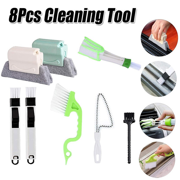 1pc Groove Cleaning Tool, Window Cleaning Brush, Window Groove