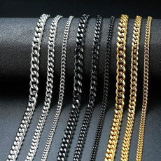 cubanchainnecklace, Hip-hop Style, Chain Necklace, Jewelry