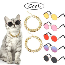 cute, Medium, Sunglasses, gold