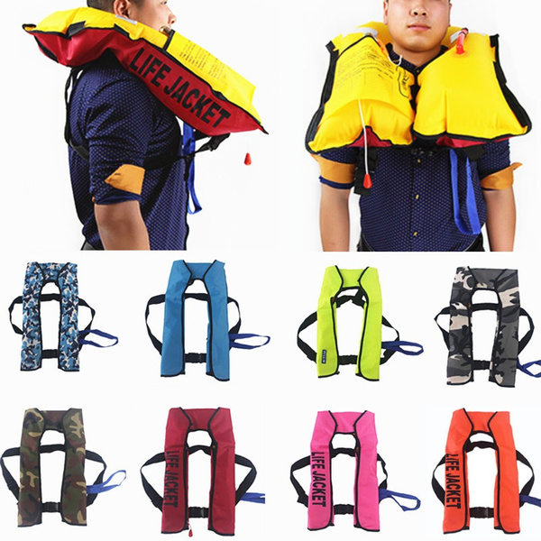 2021 Professional Automatic Inflatable Life Jacket Adult Swiming