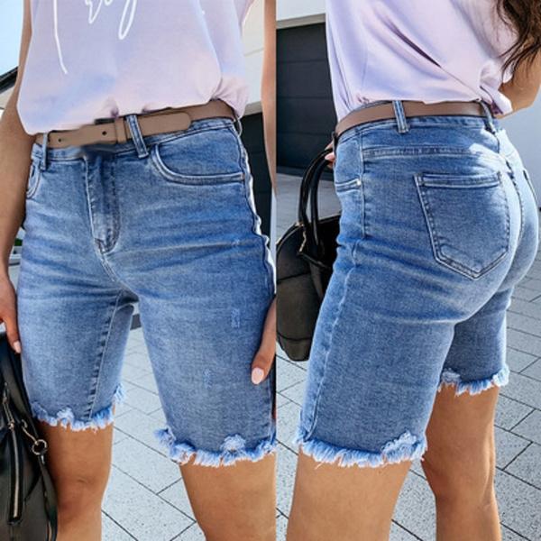 Treasure & Bond Jean Shorts Womens Size 29 Blue Skinny Low Rise | eBay