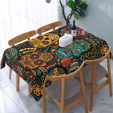 Kitchen & Dining, skull, picnictablecloth, roundtablecloth