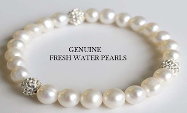 pearls, Jewelry, Crystal, Ring