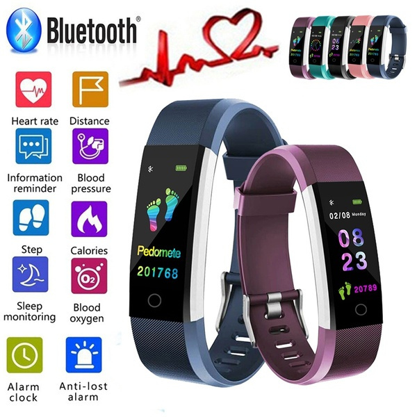 Smart Sports Wristband Activity Fitness Tracker IP67 Waterproof Step  Counter Bluetooth Bracelet 0.96 Inches OLED Smart Watch for iPhone Android  | Wish