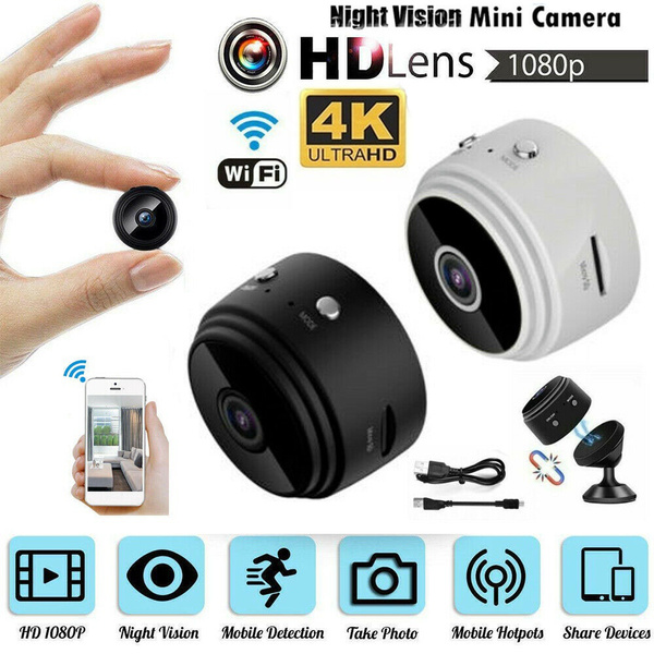 Mini Camera Wireless Wifi Home Security 1080P DVR Night Vision Motion  Detection 