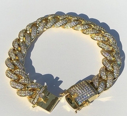 goldplatedbracelet, goldplated, DIAMOND, Jewelry