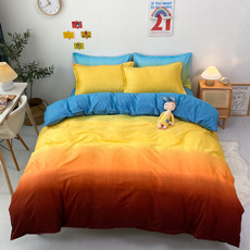 gradientcolor, Blues, bed3set, bedquiltcoverset