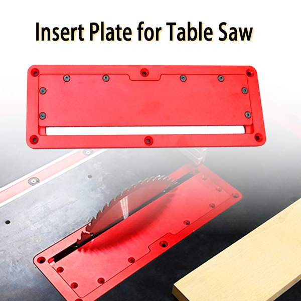 Aluminum Alloy 6061 Router Table Insert Plate, Thick 10mm Table Saw
