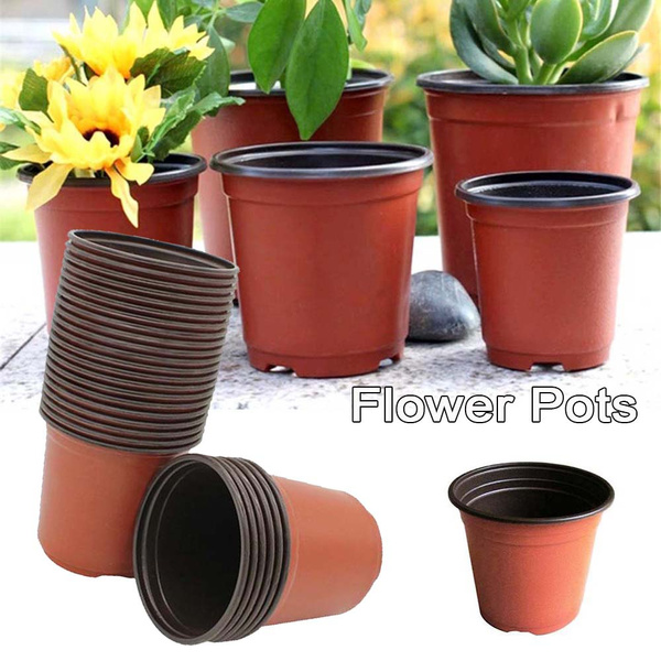 10 pcs Home Decor Plant Vegetation Flower Garden Supplies Plant Pot