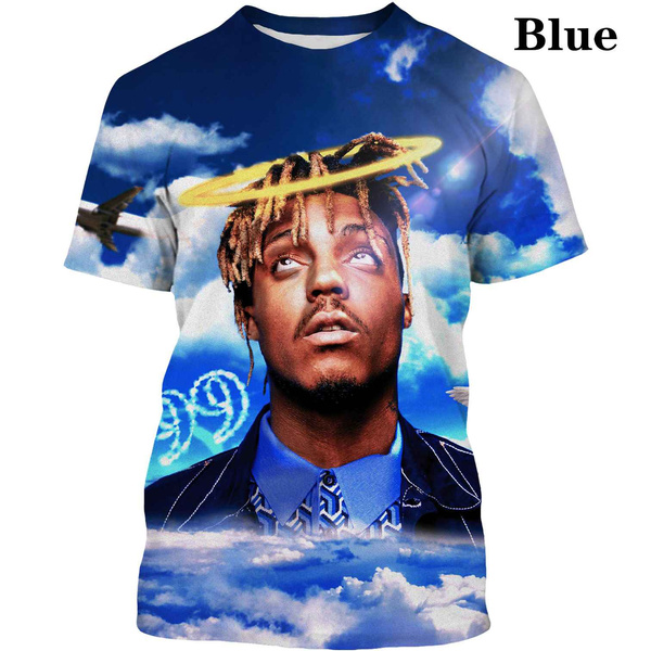 Rapper Juice Wrld 3D Printed T-shirt Men and Women Cool Short-sleeve ...