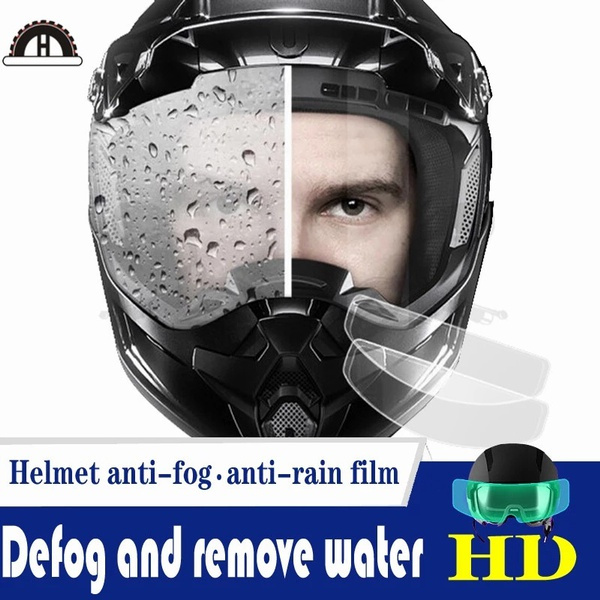 Helmet sales fog shield