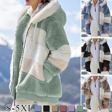 Plus Size, keepwarmcoat, fluffy, Winter Coat Women