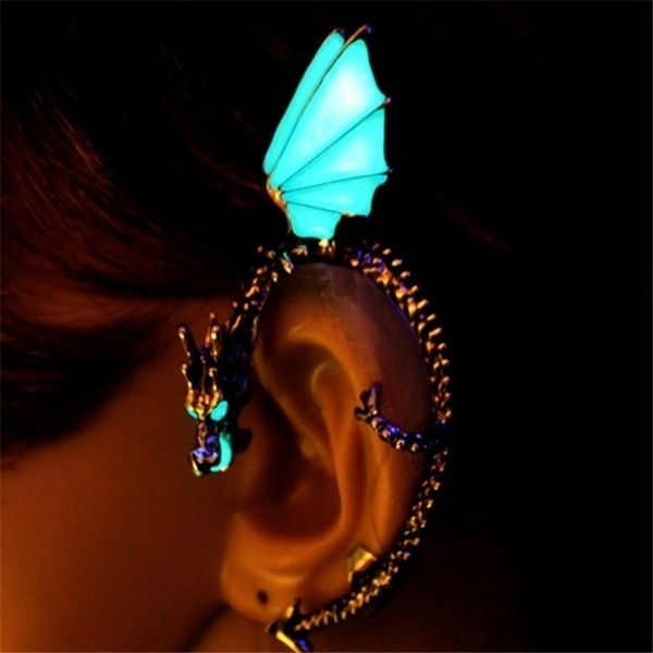 glow in the dark earrings for men