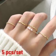 goldplated, stackablering, Jewelry, Gifts