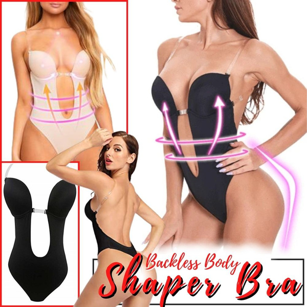 Backless Body Shaper Bra, Strapless, Plunge, & Sexy Body Shapewear