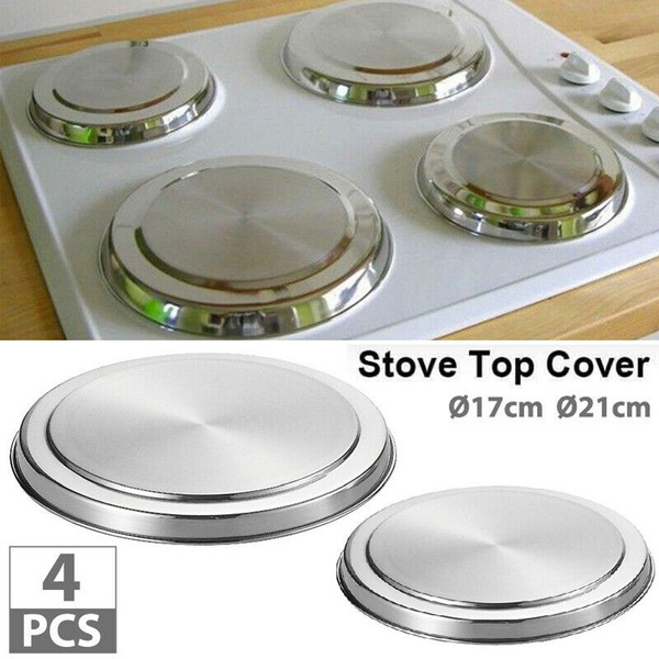 Stainless Steel Electric Stove Burner Covers