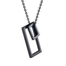 geometrynecklace, hip hop jewelry, punk necklace, Chain