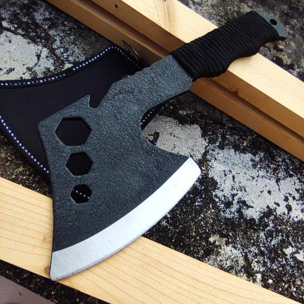 Chopping Axe Camping Hatchet TOP Stainless Steel Full Tang Handle