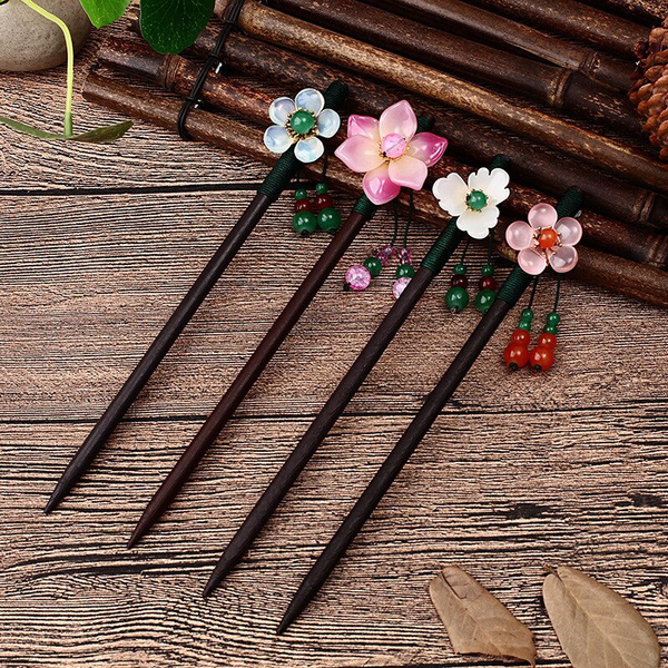 Wood Hair Sticks Chinese Hair Chopsticks for Buns Hair Pins for Women Long Tassels Chinese Style Flower Hairpin Jewelry | Wish Wood Hair Sticks Chinese Hair Chopsticks for Buns Hair Pins for Women Long Tassels Chinese Style Flower Hairpin Jewelry | Wish