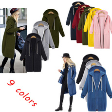 trending, hooded, Winter, Long Coat