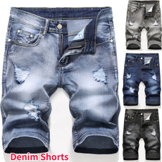 men jeans, Plus Size, Summer, Shorts
